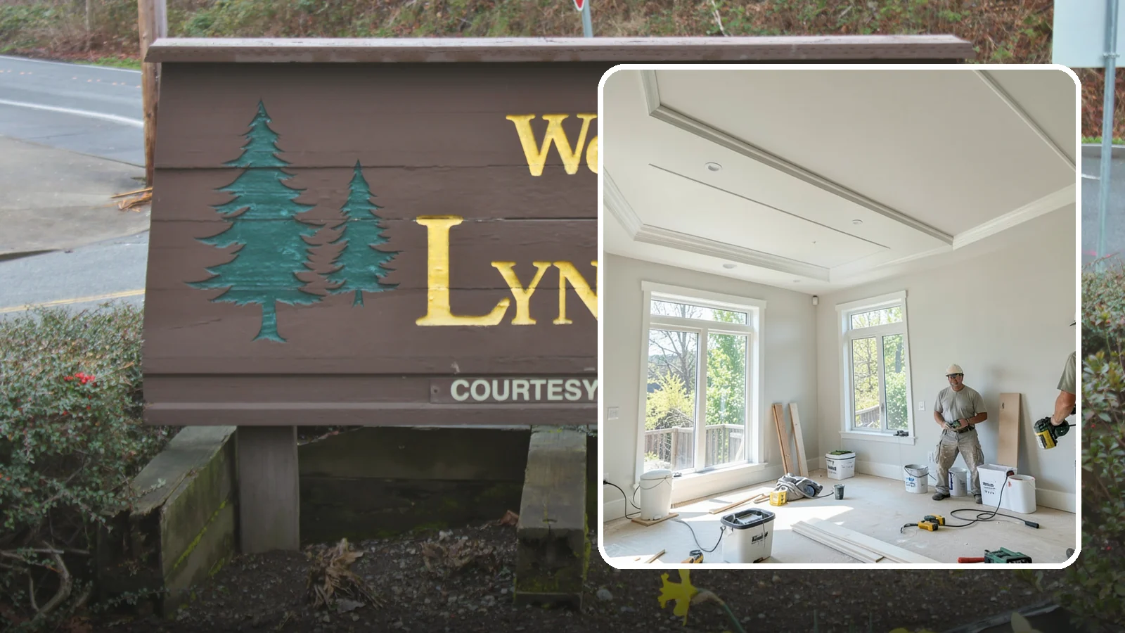 Tray Ceiling Construction in Lynnwood, Snohomish County, WA - A recessed tray ceiling that adds subtle height, elegance, and visual interest to a room.
