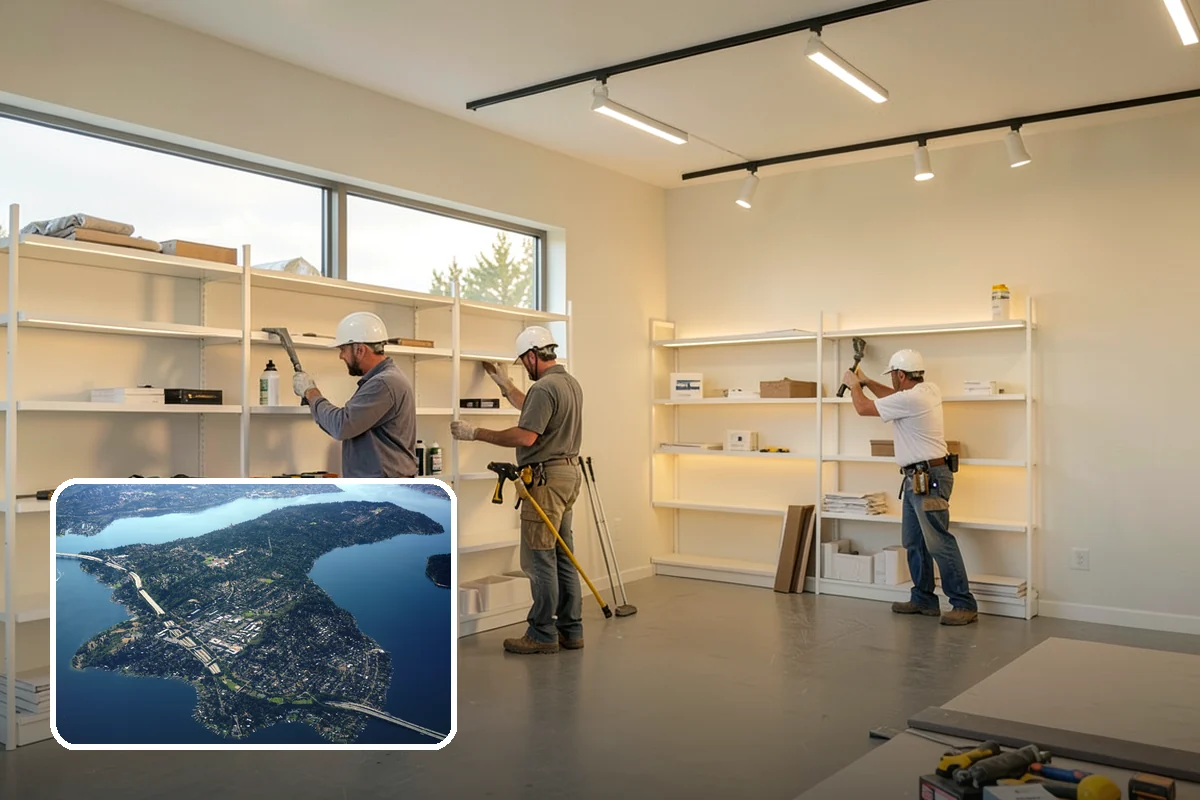 Tray Ceiling Construction in Mercer Island, King County, WA - A greater sense of ceiling height and openness