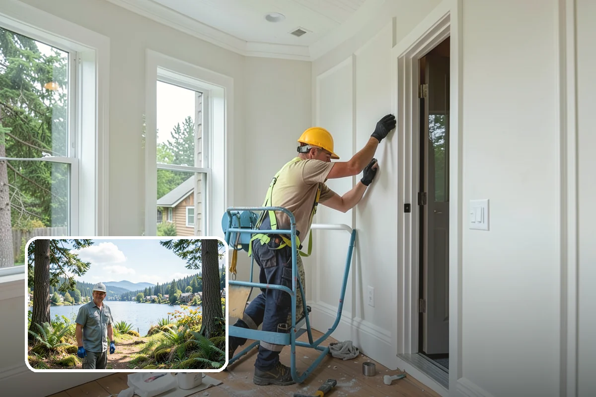 Tray Ceiling Construction in Milton, King County, WA - A greater sense of ceiling height and openness