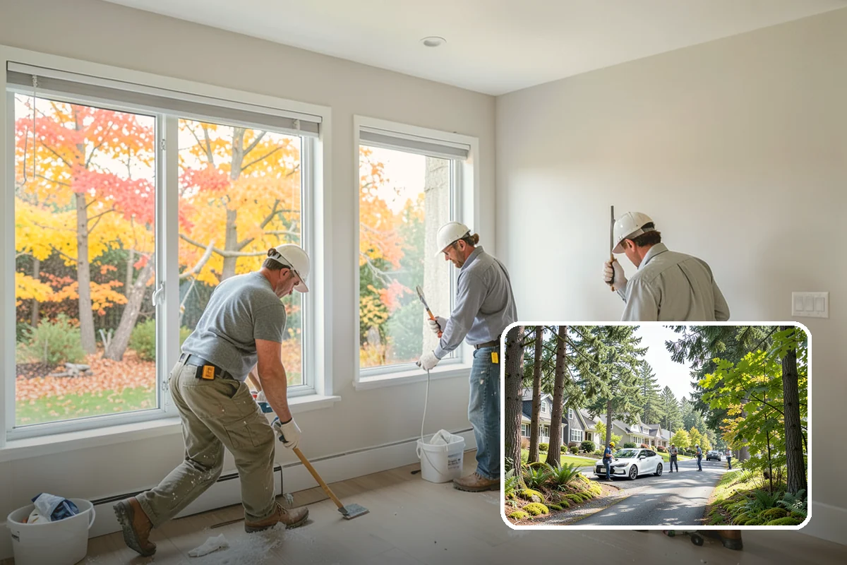 Tray Ceiling Construction in Normandy Park, King County, WA - A greater sense of ceiling height and openness