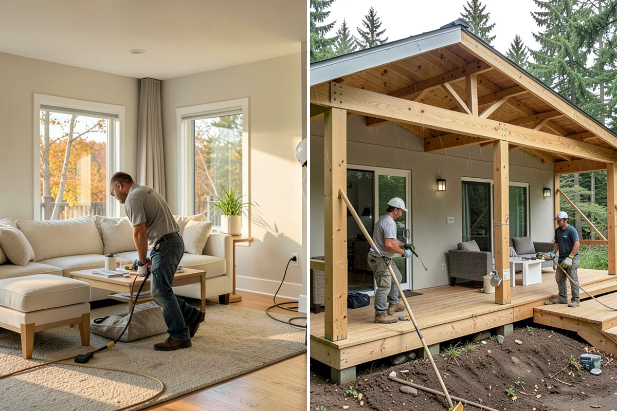 Tray Ceiling Construction in Pacific, King County, WA - Design the tray size, depth, and any lighting