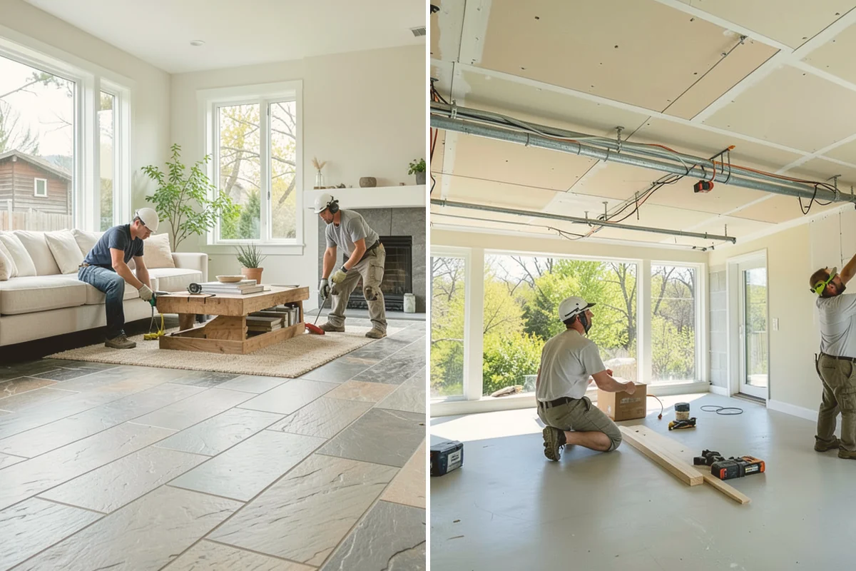 Tray Ceiling Construction in Stanwood, Snohomish County, WA - Design the tray size, depth, and any lighting