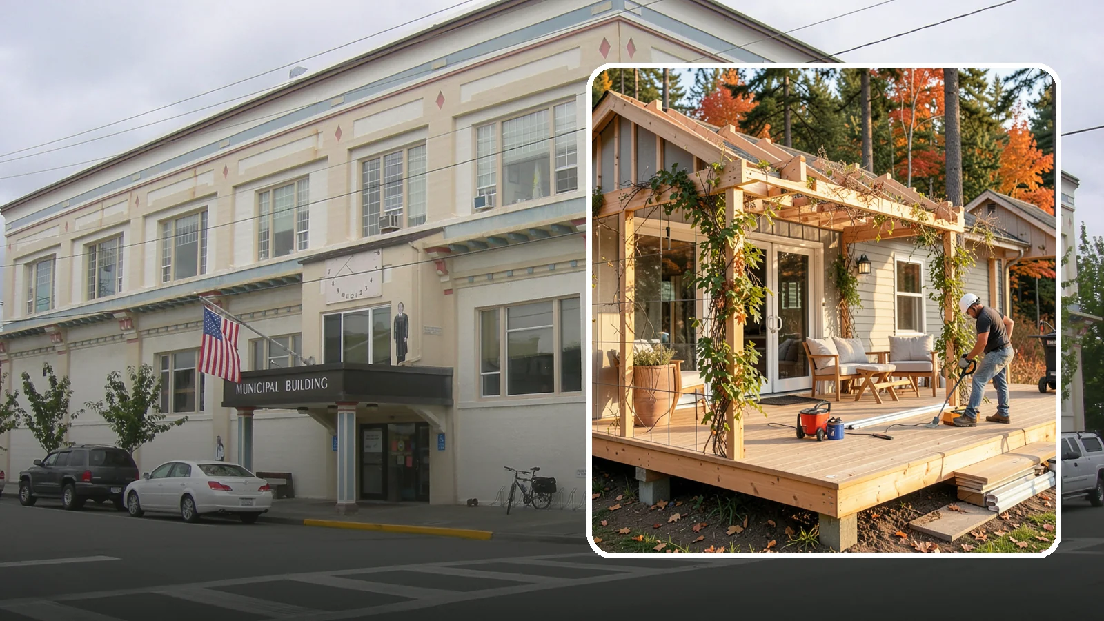 Trellis Construction in Anacortes, Skagit County, WA - A sturdy custom trellis that supports climbing plants and adds architectural texture to your outdoor space.