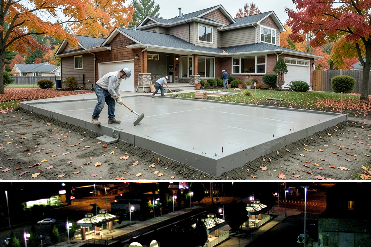 Trellis Construction in Auburn, King County, WA - Early-season installation gives finishes time to set before spring planting takes hold.