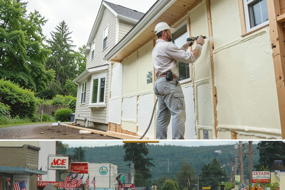 Trellis Construction in Carnation, King County, WA - Early-season installation gives finishes time to set before spring planting takes hold.