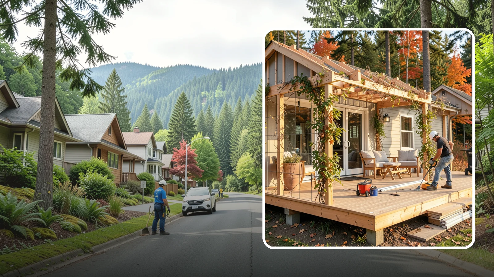 Trellis Construction in Darrington, Snohomish County, WA - A sturdy custom trellis that supports climbing plants and adds architectural texture to your outdoor space.
