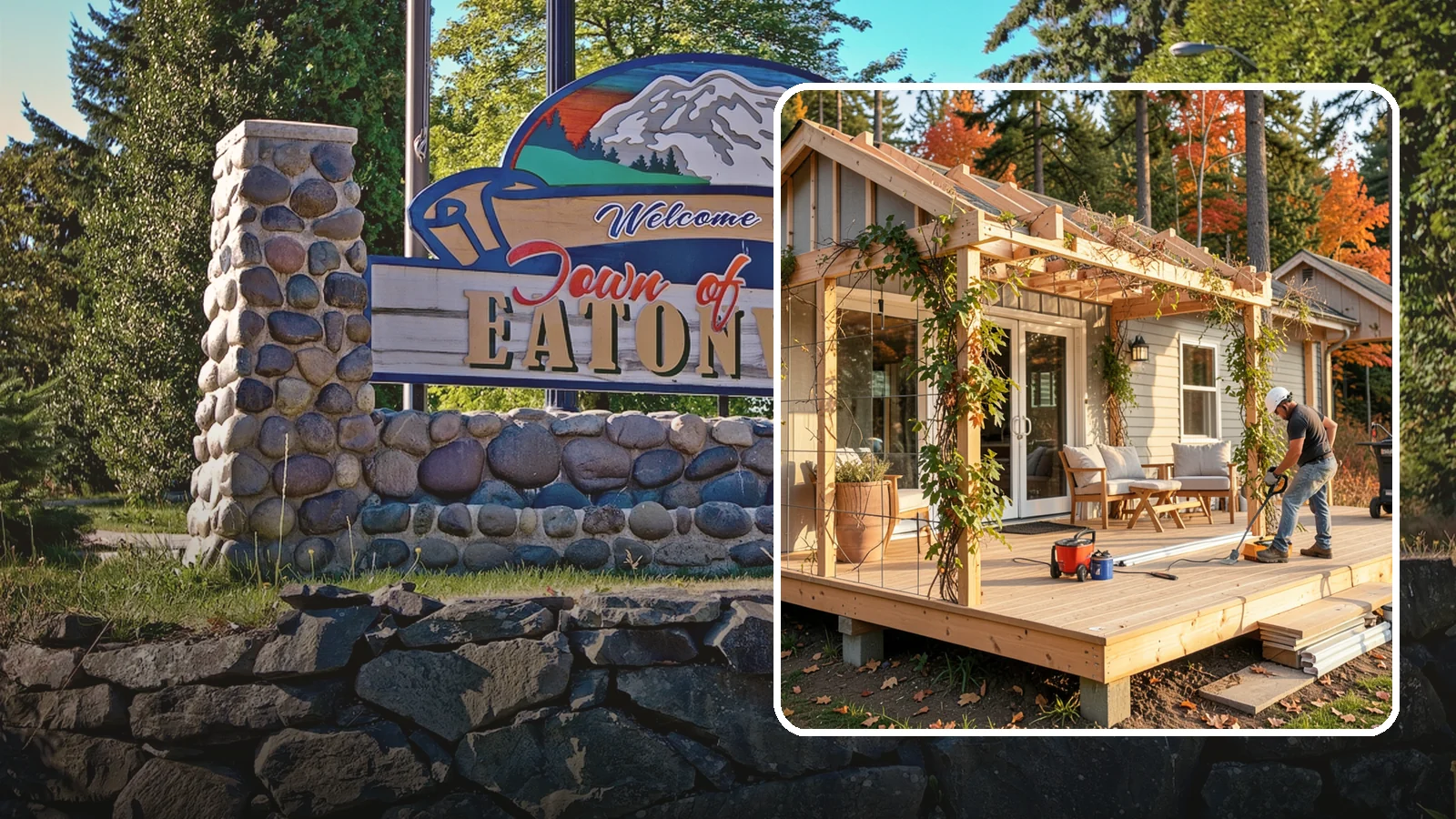 Trellis Construction in Eatonville, Pierce County, WA - A sturdy custom trellis that supports climbing plants and adds architectural texture to your outdoor space.