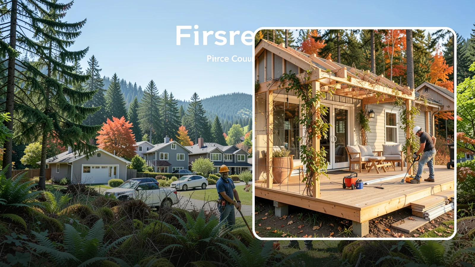 Trellis Construction in Fircrest, Pierce County, WA - A sturdy custom trellis that supports climbing plants and adds architectural texture to your outdoor space.