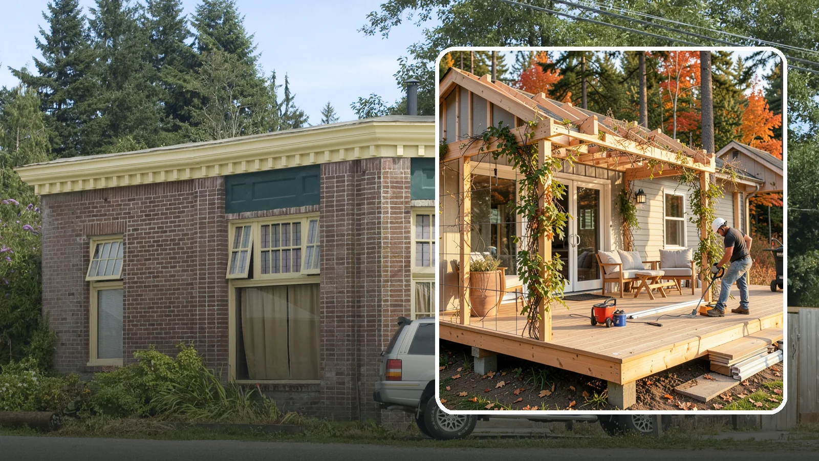 Trellis Construction in Hamilton, Skagit County, WA - A sturdy custom trellis that supports climbing plants and adds architectural texture to your outdoor space.