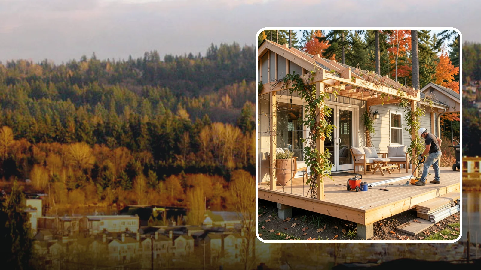 Trellis Construction in Kenmore, King County, WA - A sturdy custom trellis that supports climbing plants and adds architectural texture to your outdoor space.