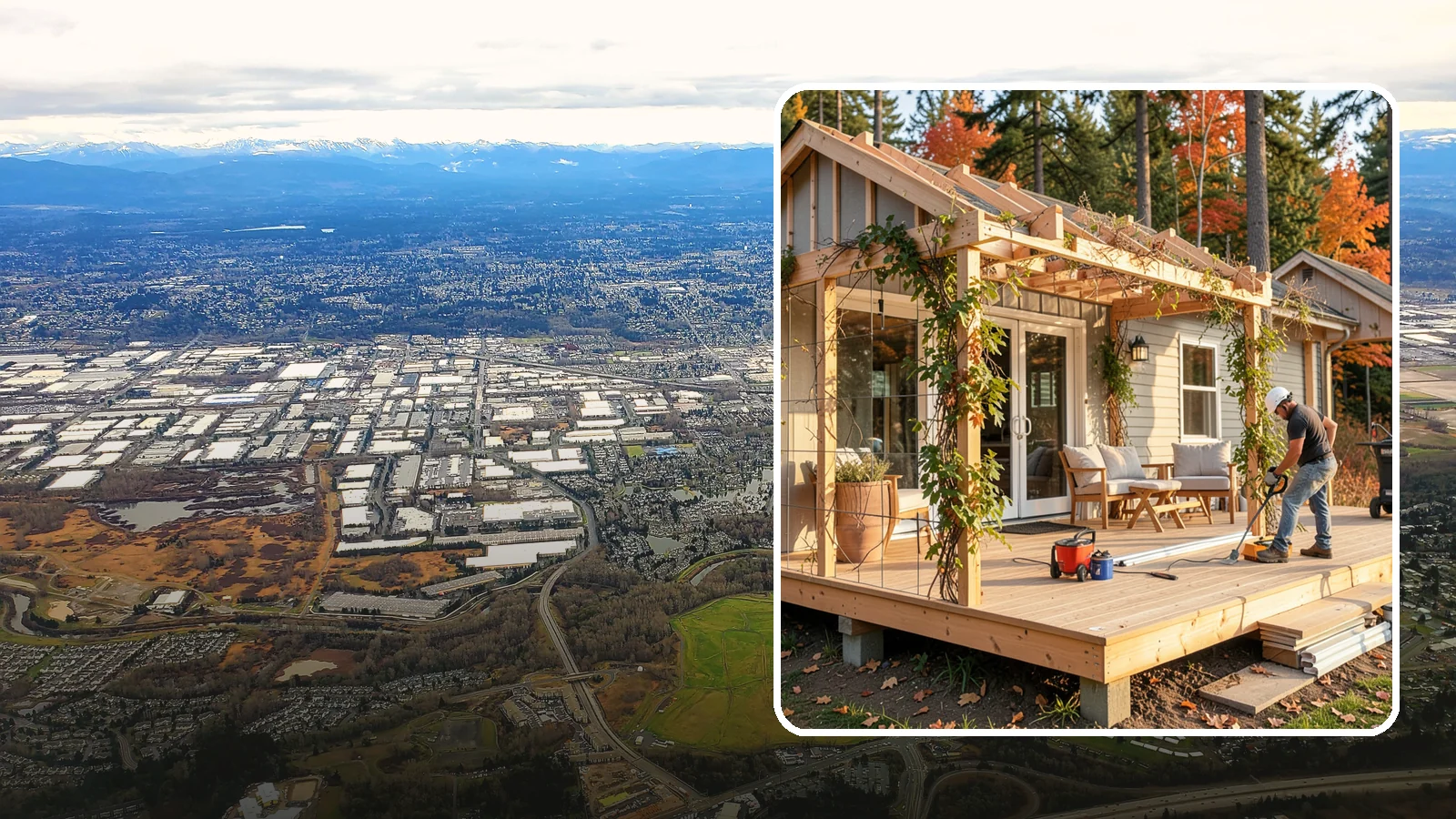Trellis Construction in Kent, King County, WA - A sturdy custom trellis that supports climbing plants and adds architectural texture to your outdoor space.