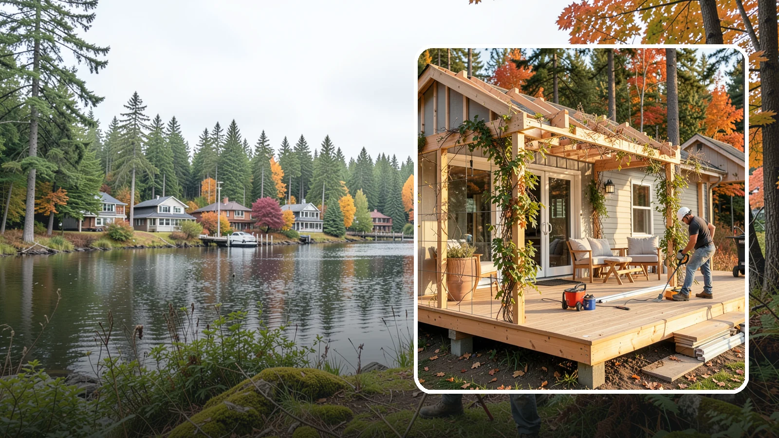 Trellis Construction in La Conner, Skagit County, WA - A sturdy custom trellis that supports climbing plants and adds architectural texture to your outdoor space.