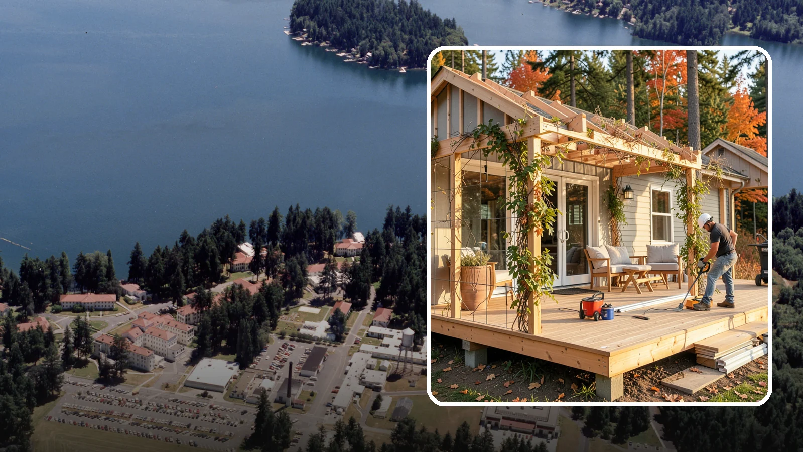 Trellis Construction in Lakewood, Pierce County, WA - A sturdy custom trellis that supports climbing plants and adds architectural texture to your outdoor space.