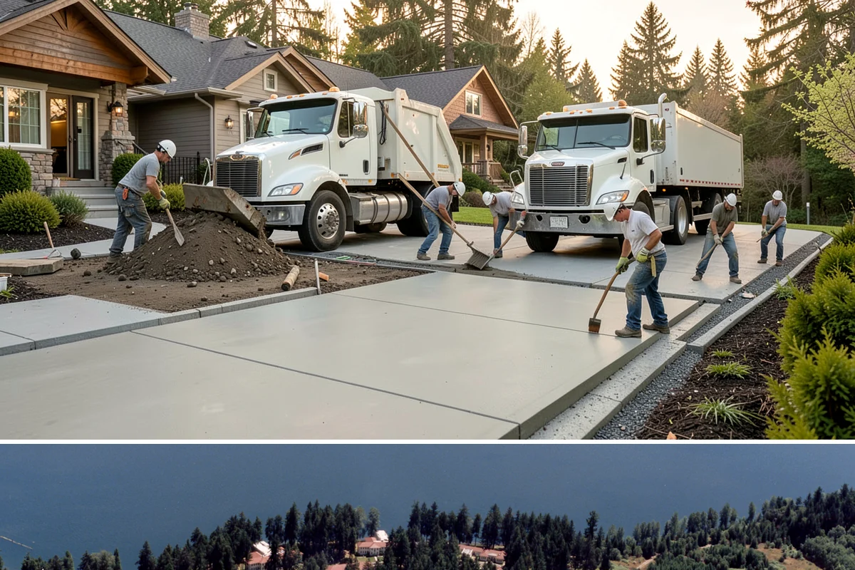 Trellis Construction in Lakewood, Pierce County, WA - Early-season installation gives finishes time to set before spring planting takes hold.