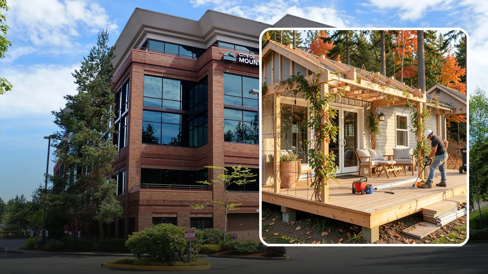 Trellis Construction in Mountlake Terrace, Snohomish County, WA - A sturdy custom trellis that supports climbing plants and adds architectural texture to your outdoor space.