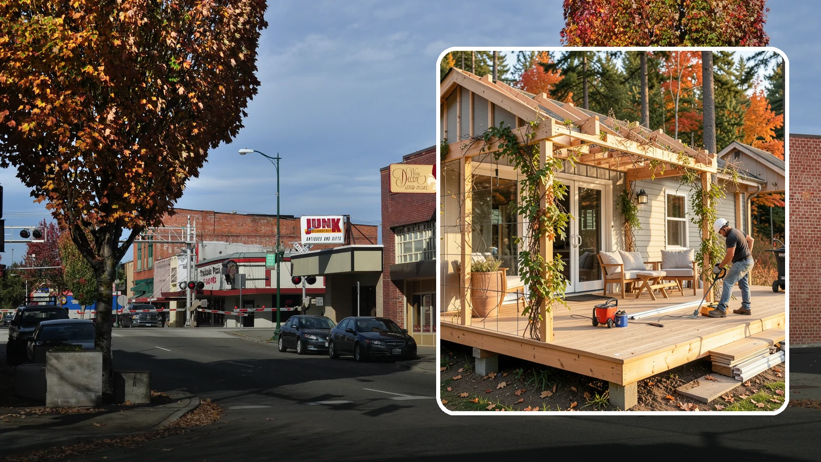 Trellis Construction in Puyallup, Pierce County, WA - A sturdy custom trellis that supports climbing plants and adds architectural texture to your outdoor space.