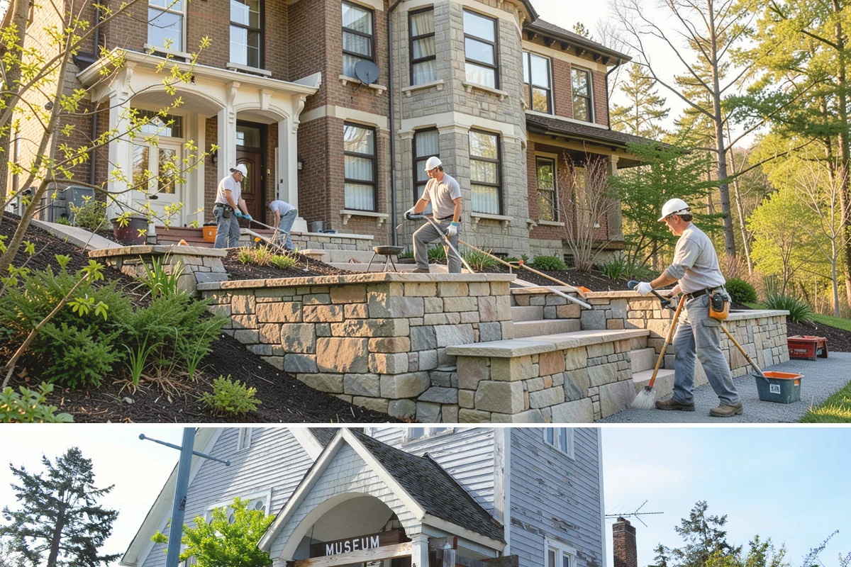 Trellis Construction in Steilacoom, Pierce County, WA - Early-season installation gives finishes time to set before spring planting takes hold.