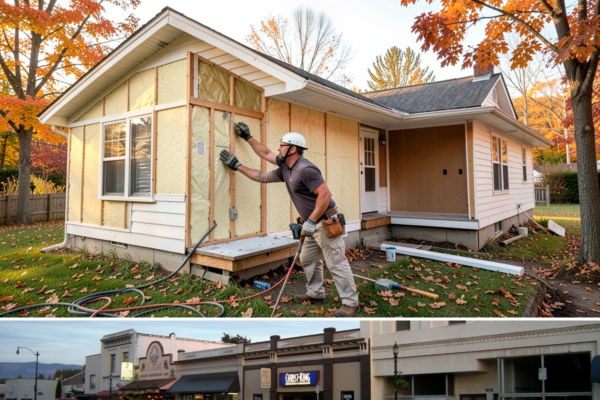 Trim Installation in Burlington, Skagit County, WA - Trim installation is an interior task that proceeds on schedule regardless of Western Washington rain, so it fits well into...