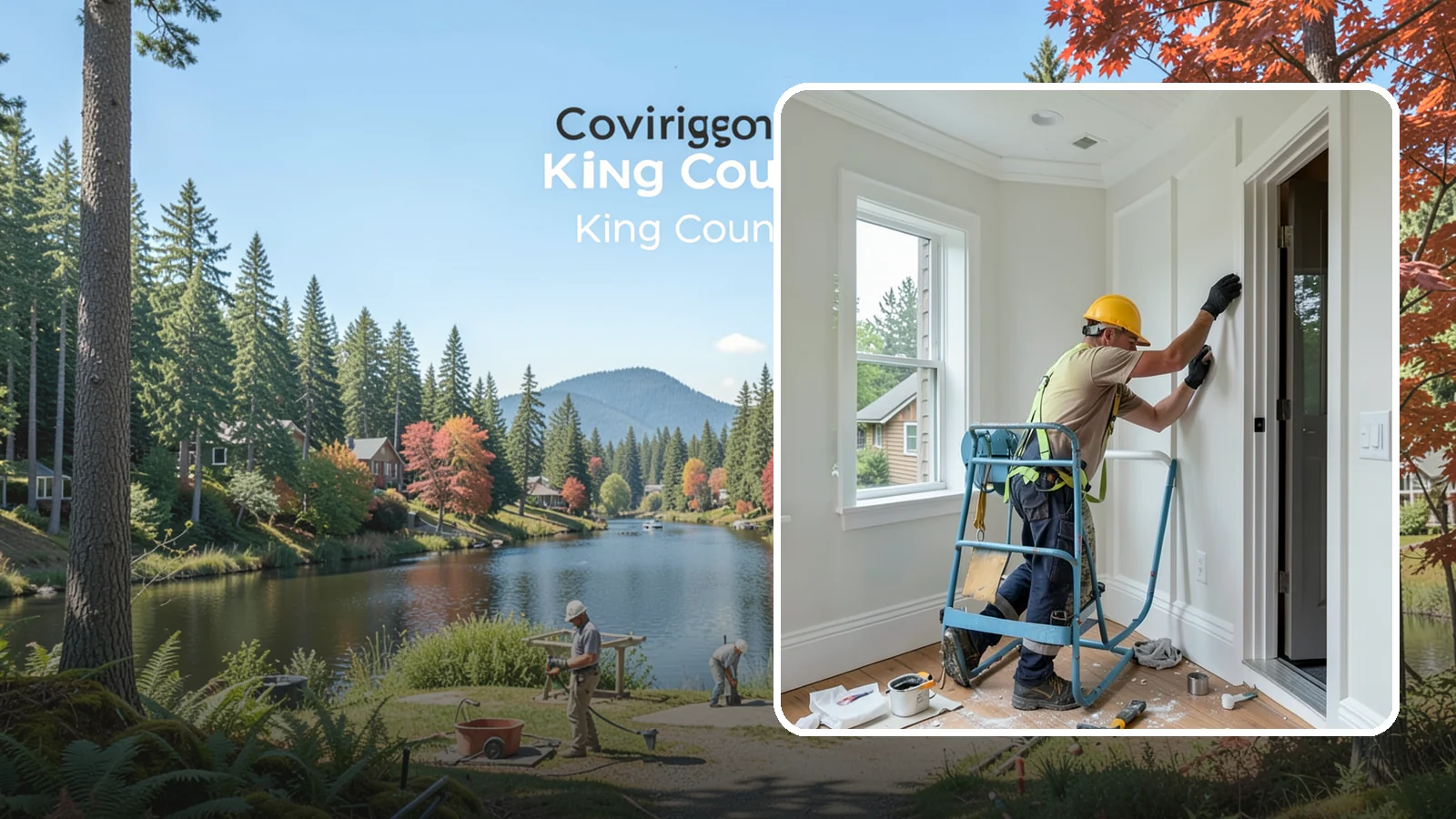 Trim Installation in Covington, King County, WA - Clean trim installation around doors, windows, floors, and ceilings that frames each room with a finished, intentional edge.