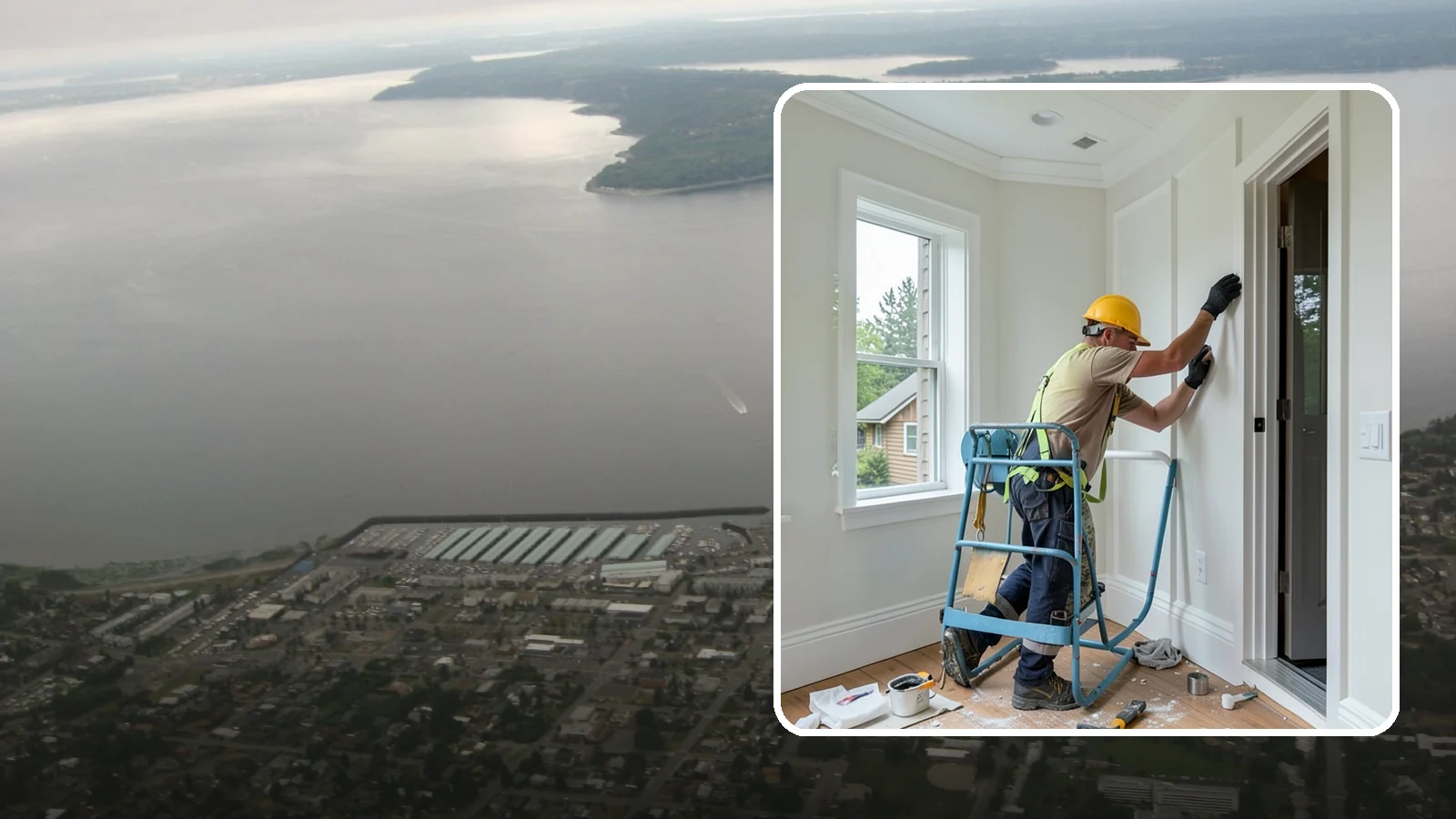 Trim Installation in Des Moines, King County, WA - Clean trim installation around doors, windows, floors, and ceilings that frames each room with a finished, intentional edge.
