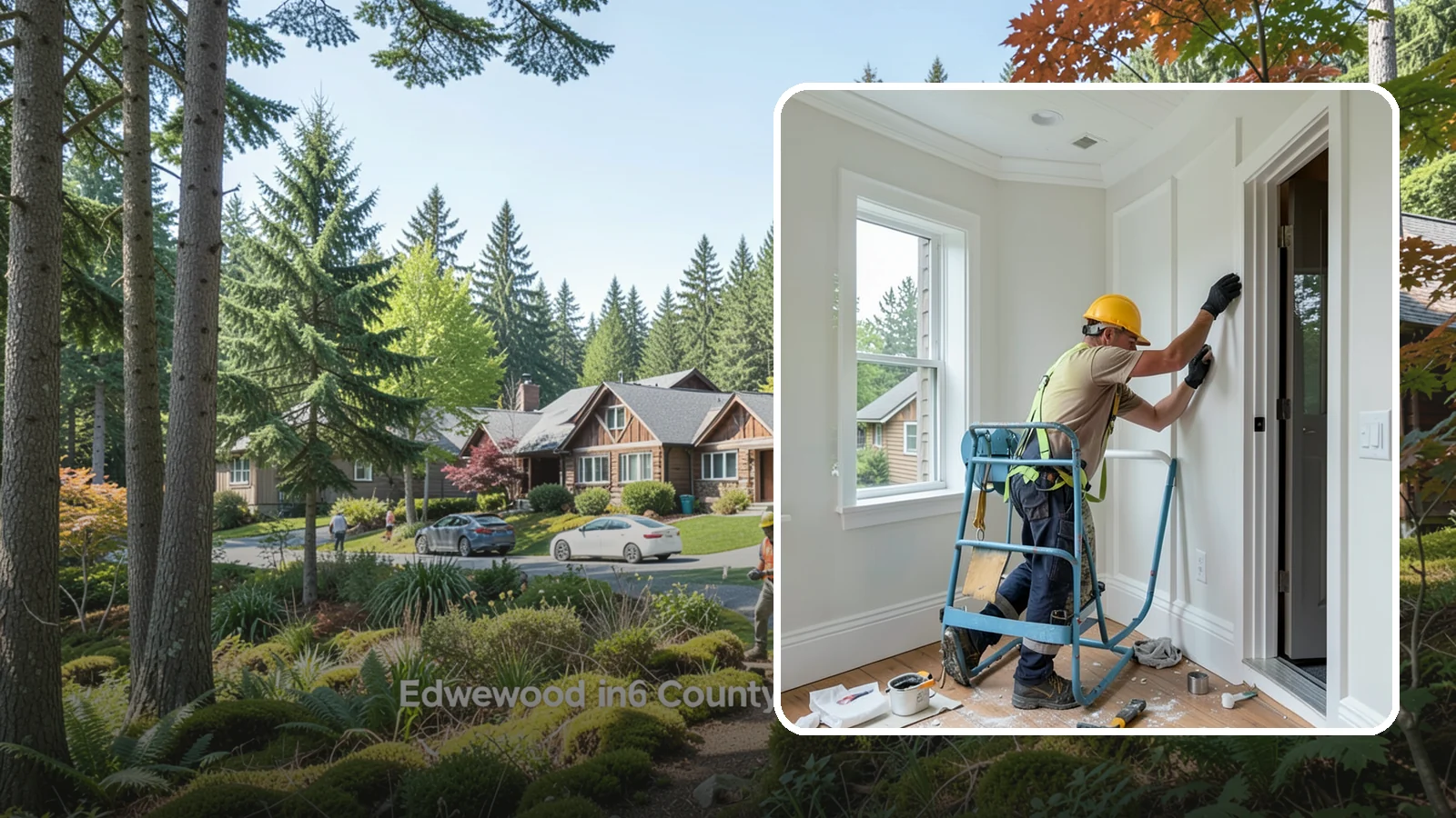 Trim Installation in Edgewood, Pierce County, WA - Clean trim installation around doors, windows, floors, and ceilings that frames each room with a finished, intentional edge.