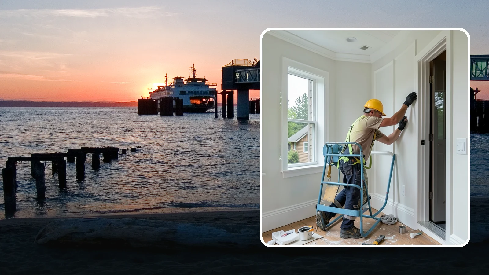 Trim Installation in Edmonds, Snohomish County, WA - Clean trim installation around doors, windows, floors, and ceilings that frames each room with a finished, intentional edge.