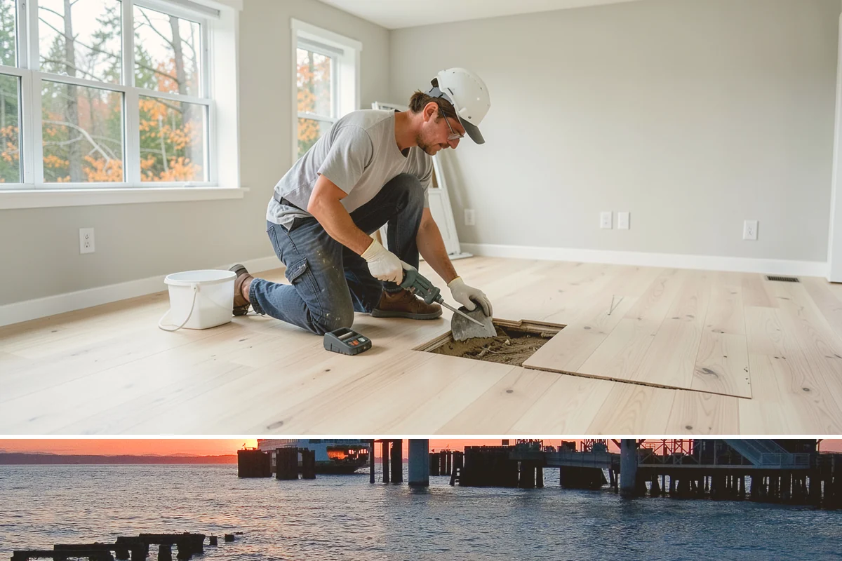 Trim Installation in Edmonds, Snohomish County, WA - Trim installation is an interior task that proceeds on schedule regardless of Western Washington rain, so it fits well into...
