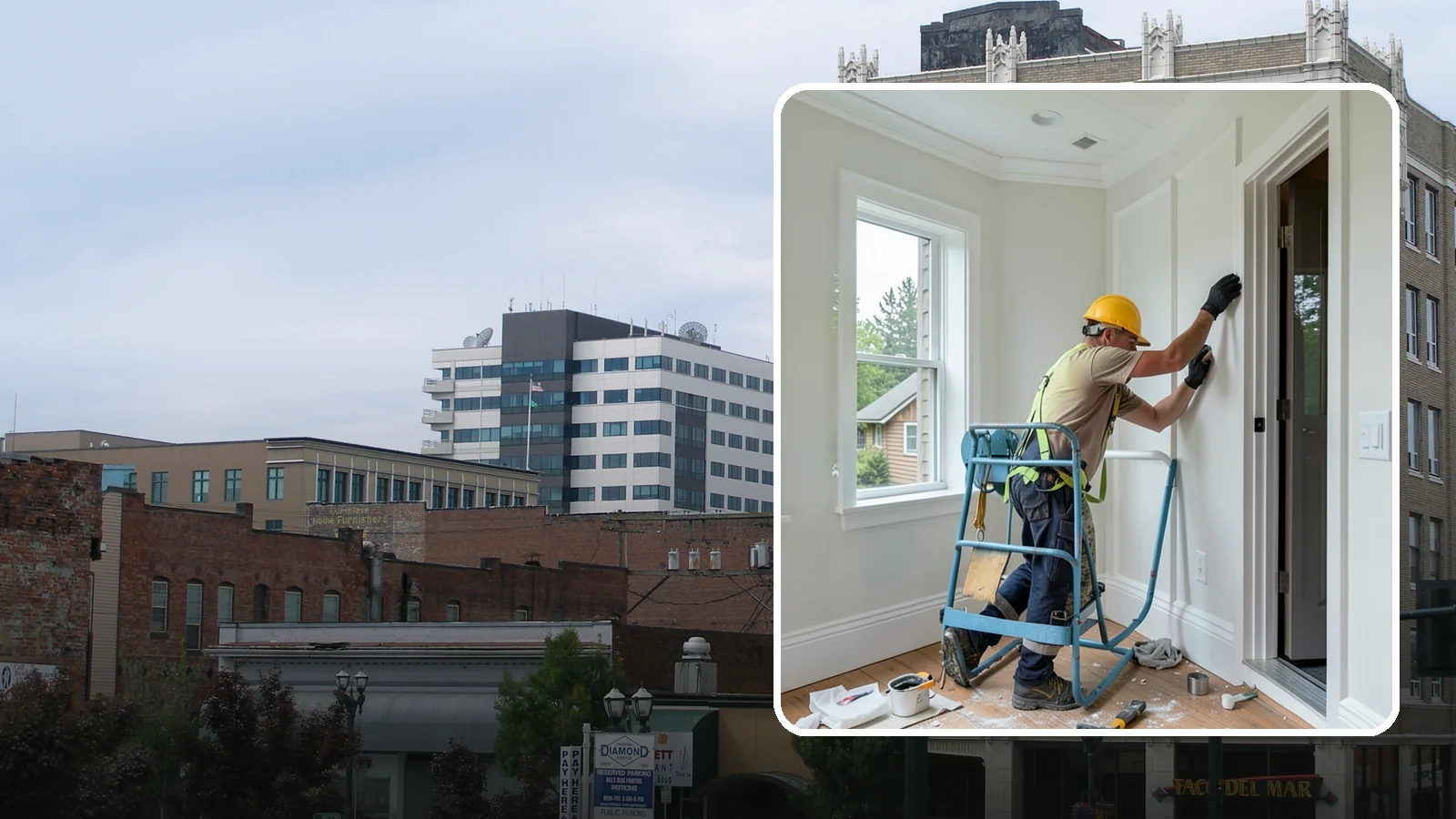 Trim Installation in Everett, Snohomish County, WA - Clean trim installation around doors, windows, floors, and ceilings that frames each room with a finished, intentional edge.