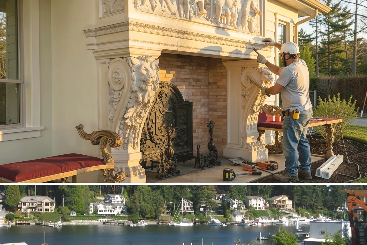 Trim Installation in Gig Harbor, Pierce County, WA - Trim installation is an interior task that proceeds on schedule regardless of Western Washington rain, so it fits well into...