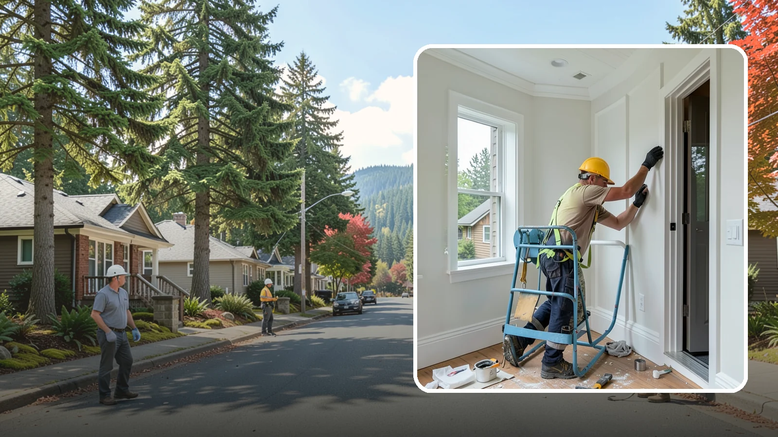 Trim Installation in Hunts Point, King County, WA - Clean trim installation around doors, windows, floors, and ceilings that frames each room with a finished, intentional edge.