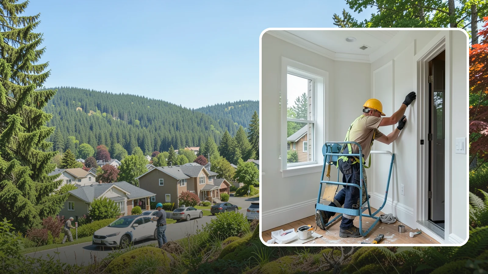 Trim Installation in Index, Snohomish County, WA - Clean trim installation around doors, windows, floors, and ceilings that frames each room with a finished, intentional edge.
