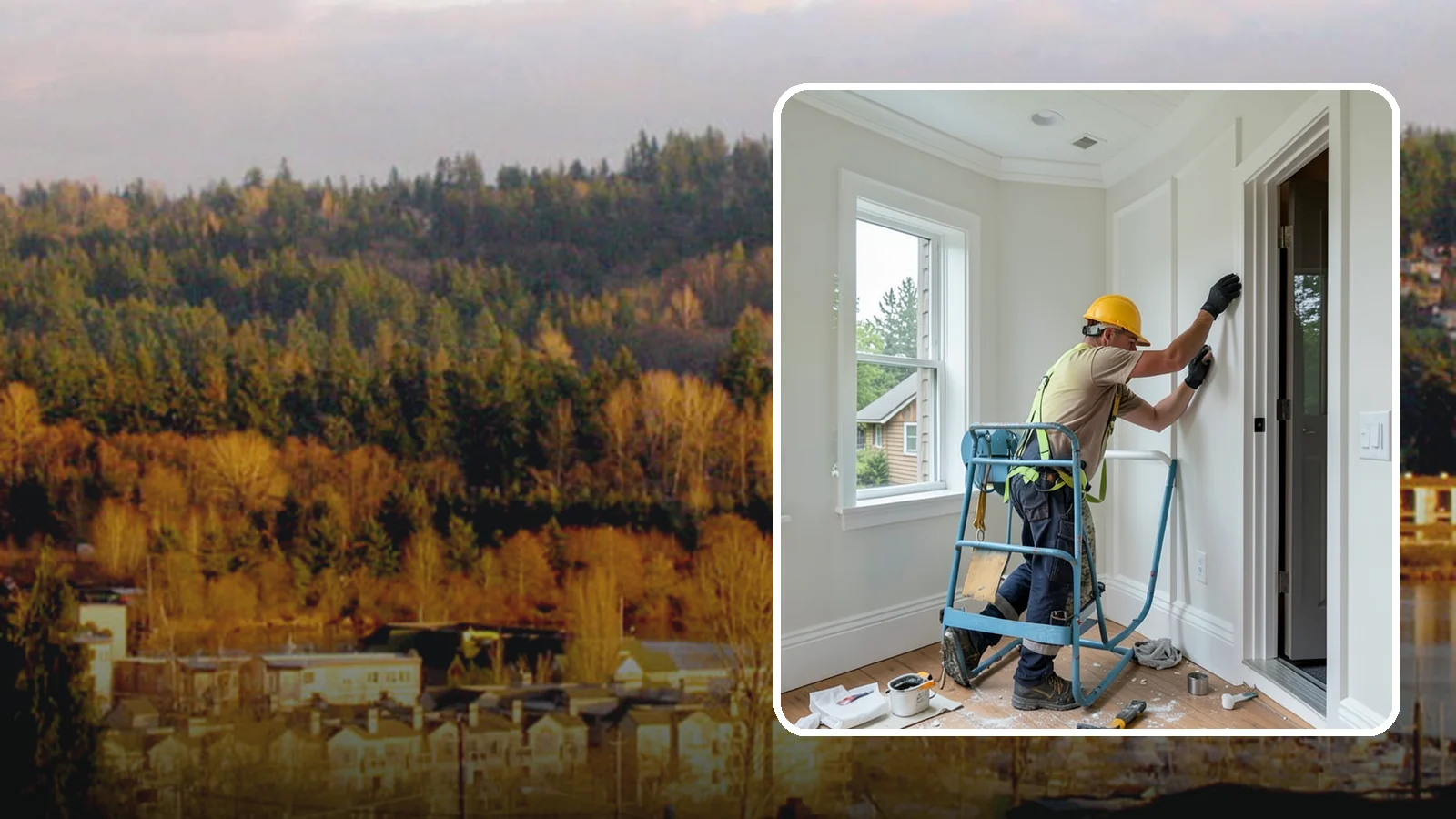 Trim Installation in Kenmore, King County, WA - Clean trim installation around doors, windows, floors, and ceilings that frames each room with a finished, intentional edge.