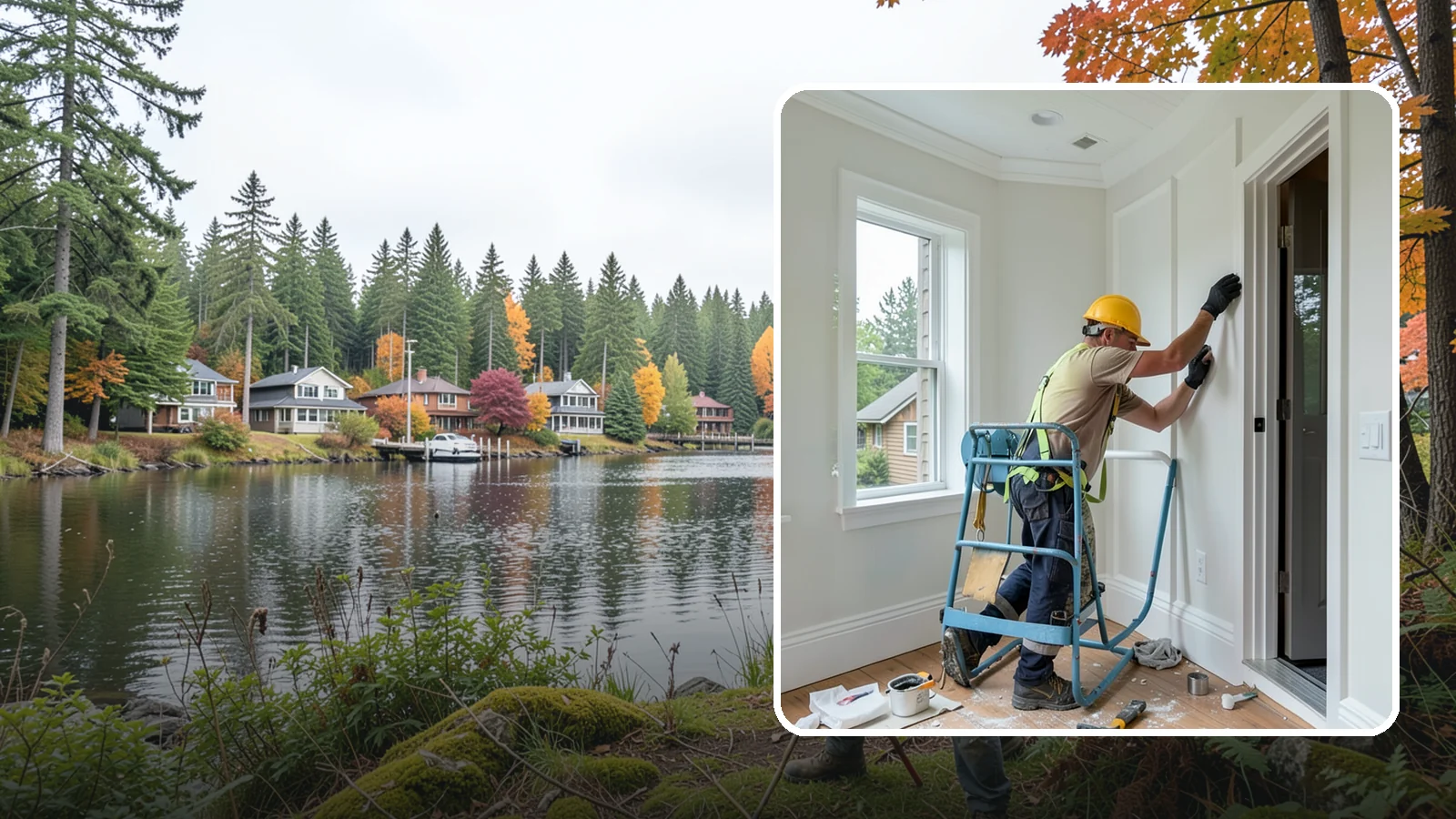 Trim Installation in La Conner, Skagit County, WA - Clean trim installation around doors, windows, floors, and ceilings that frames each room with a finished, intentional edge.