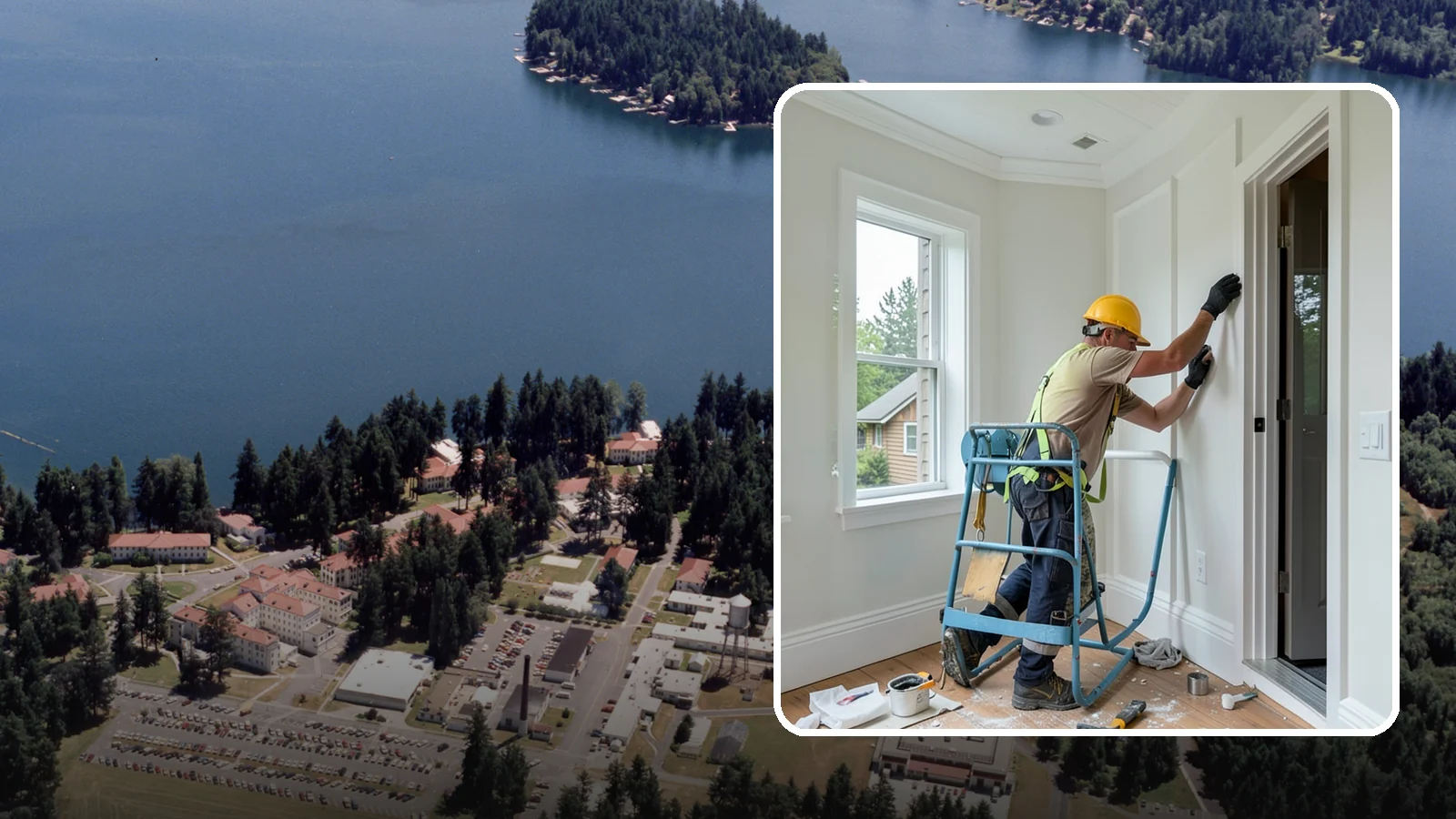 Trim Installation in Lakewood, Pierce County, WA - Clean trim installation around doors, windows, floors, and ceilings that frames each room with a finished, intentional edge.