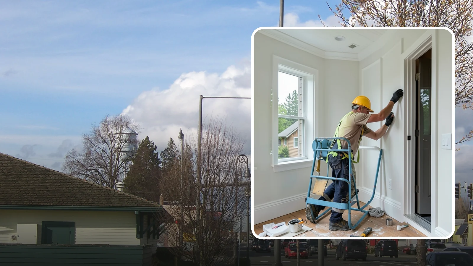 Trim Installation in Marysville, Snohomish County, WA - Clean trim installation around doors, windows, floors, and ceilings that frames each room with a finished, intentional edge.