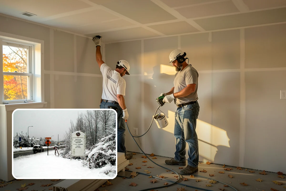 Trim Installation in Newcastle, King County, WA - Consistent reveals and level lines across every opening