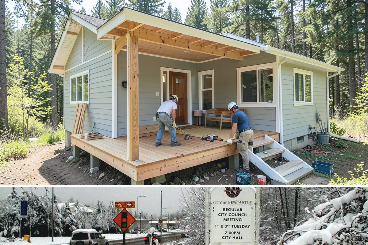Trim Installation in Newcastle, King County, WA - Trim installation is an interior task that proceeds on schedule regardless of Western Washington rain, so it fits well into...