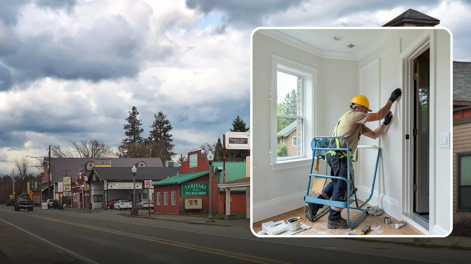 Trim Installation in Roy, Pierce County, WA - Clean trim installation around doors, windows, floors, and ceilings that frames each room with a finished, intentional edge.