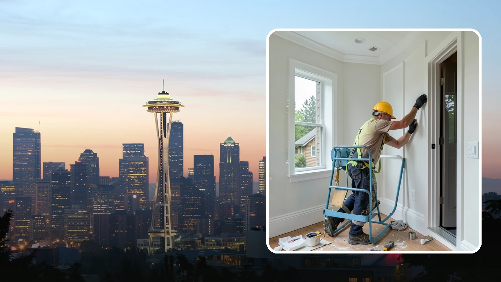 Trim Installation in Seattle, King County, WA - Clean trim installation around doors, windows, floors, and ceilings that frames each room with a finished, intentional edge.