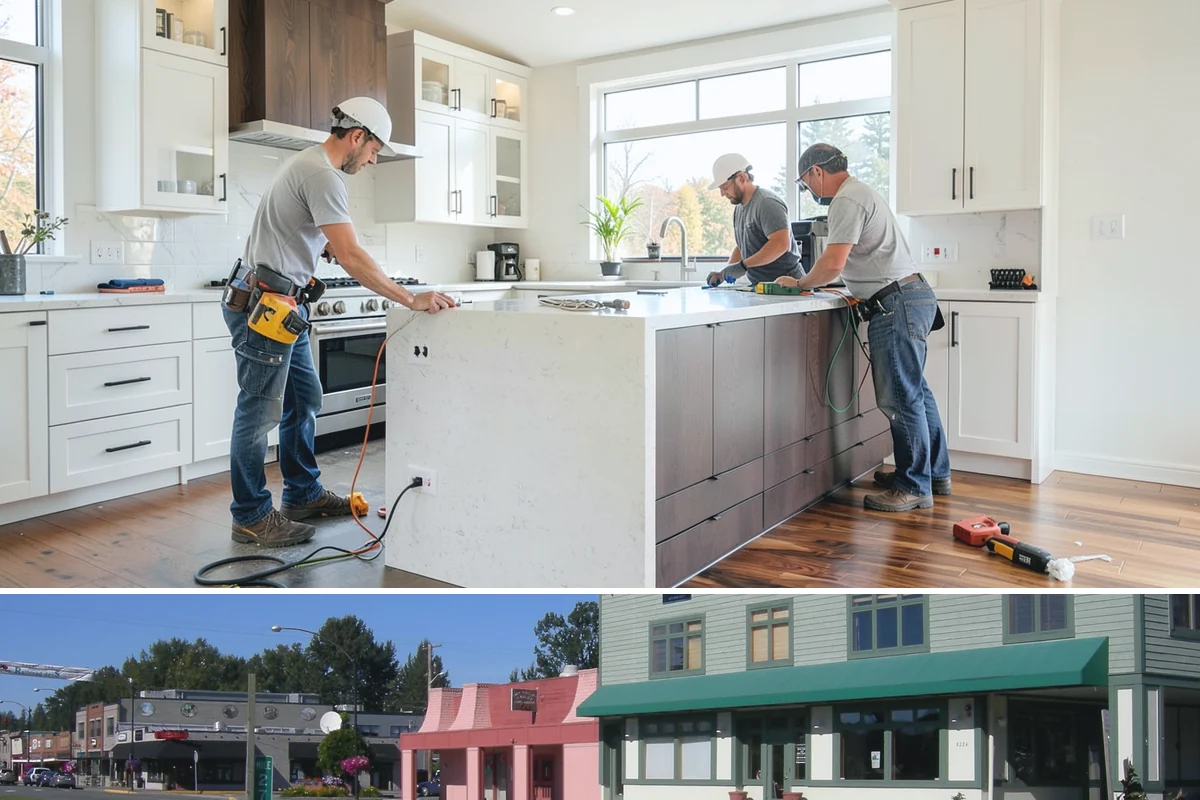 Trim Installation in Snoqualmie, King County, WA - Trim installation is an interior task that proceeds on schedule regardless of Western Washington rain, so it fits well into...