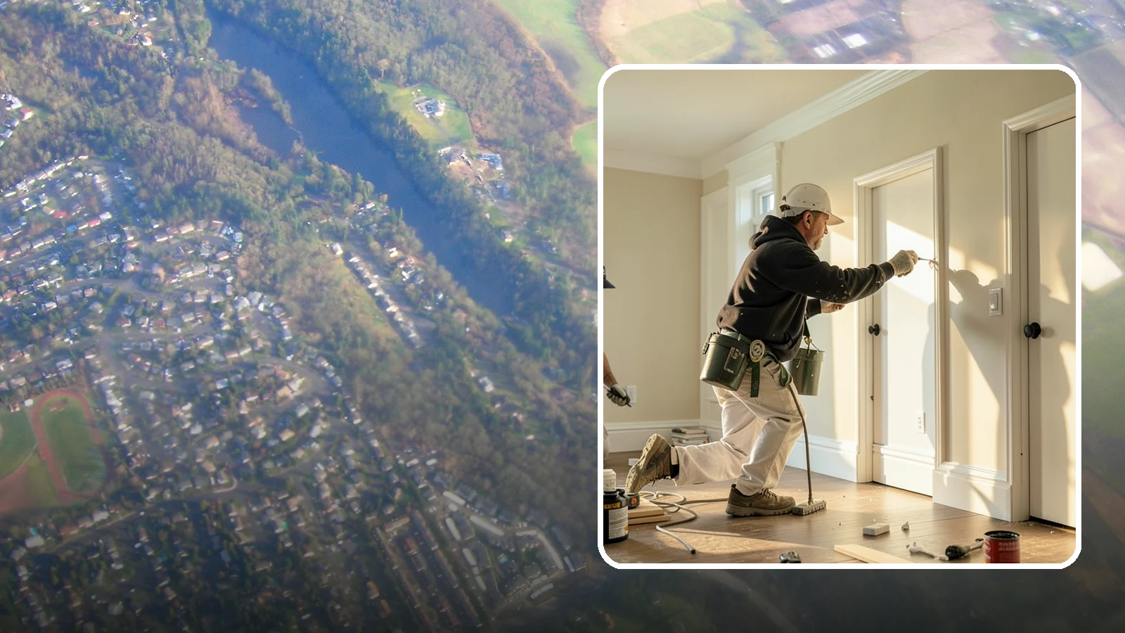 Trim Painting in Algona, King County, WA - Trim painting sharpens the baseboards, casings, crown, and doors that frame every room.