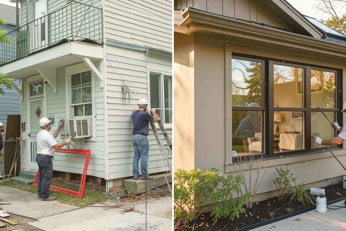 Trim Painting in Algona, King County, WA - Fill nail holes, caulk gaps, and sand existing finishes
