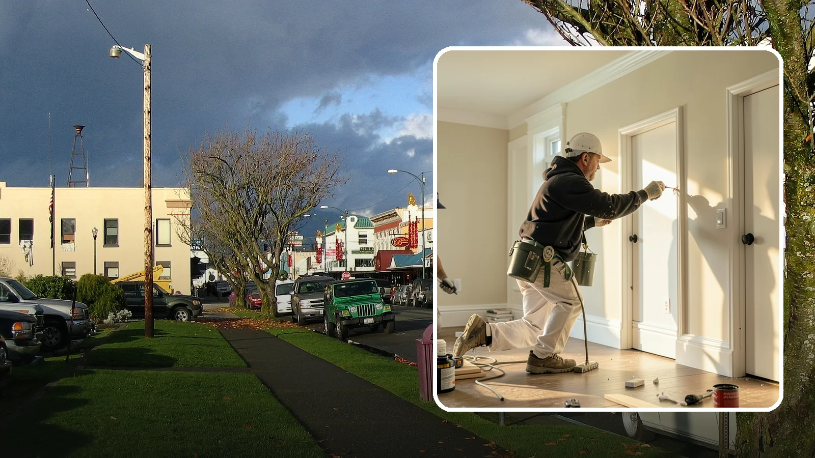 Trim Painting in Arlington, Snohomish County, WA - Trim painting sharpens the baseboards, casings, crown, and doors that frame every room.