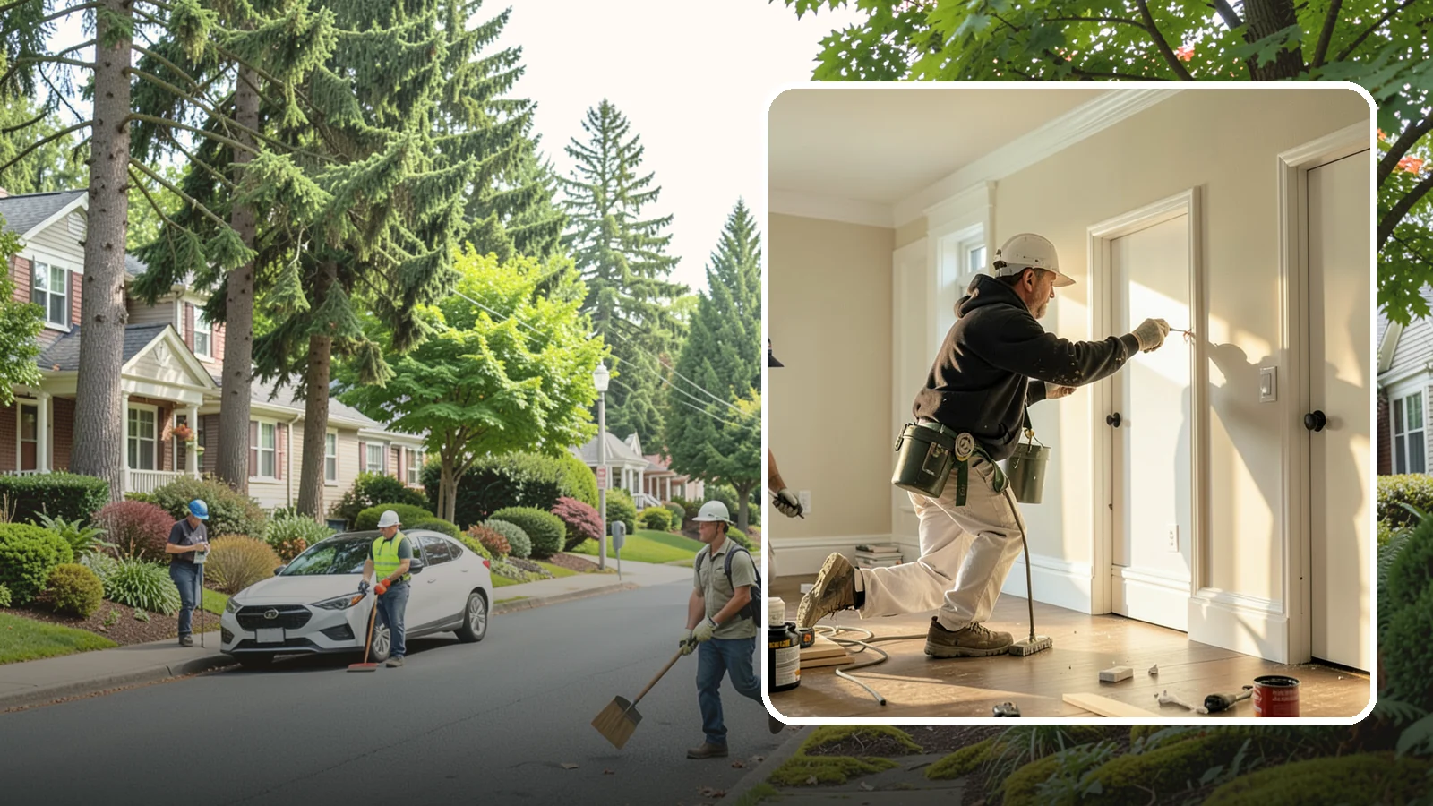 Trim Painting in Beaux Arts Village, King County, WA - Trim painting sharpens the baseboards, casings, crown, and doors that frame every room.