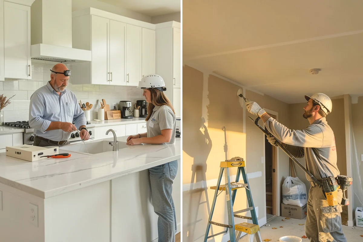 Trim Painting in Brier, Snohomish County, WA - Fill nail holes, caulk gaps, and sand existing finishes