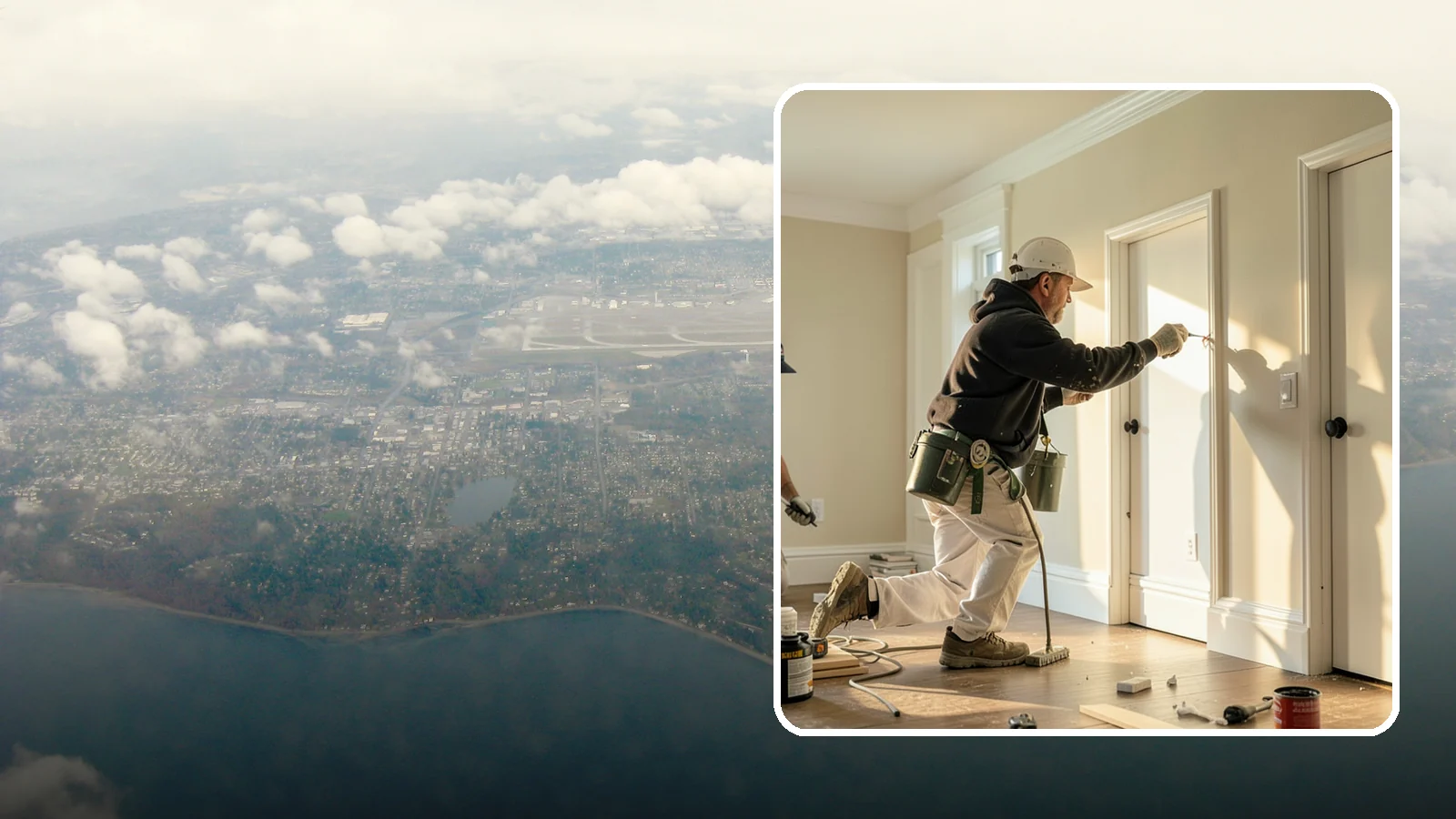 Trim Painting in Burien, King County, WA - Trim painting sharpens the baseboards, casings, crown, and doors that frame every room.