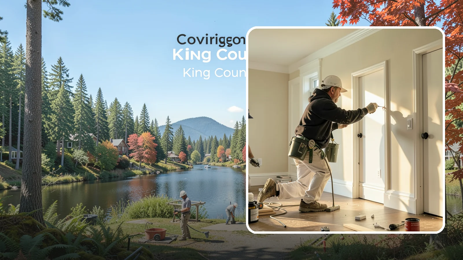 Trim Painting in Covington, King County, WA - Trim painting sharpens the baseboards, casings, crown, and doors that frame every room.