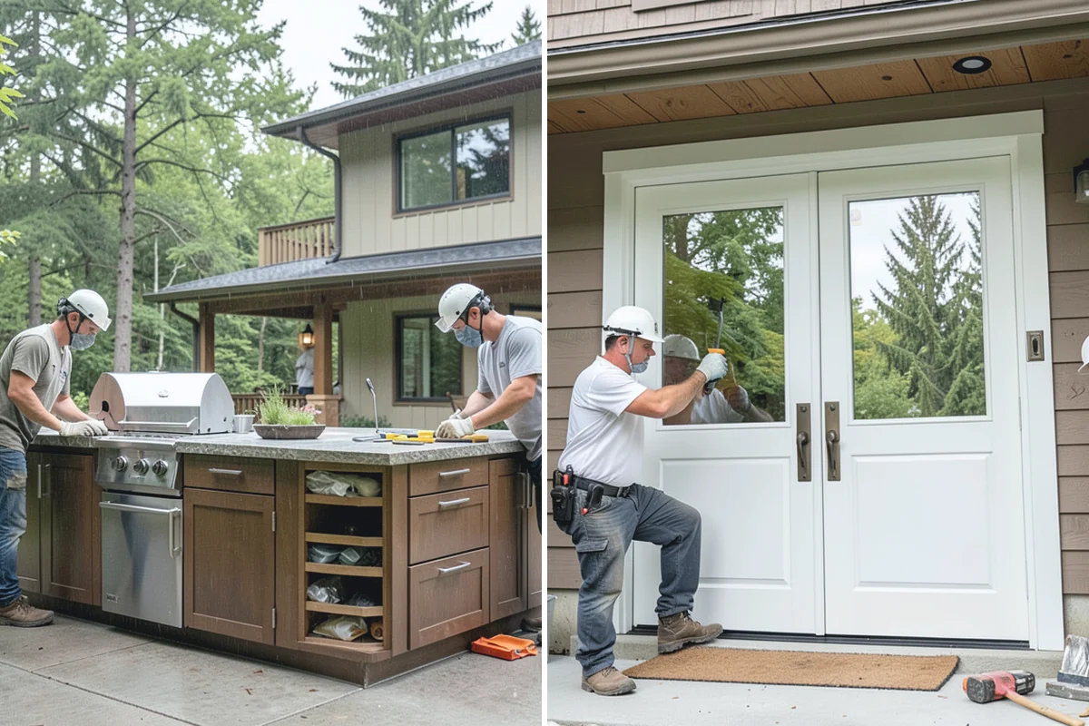 Trim Painting in Des Moines, King County, WA - Fill nail holes, caulk gaps, and sand existing finishes