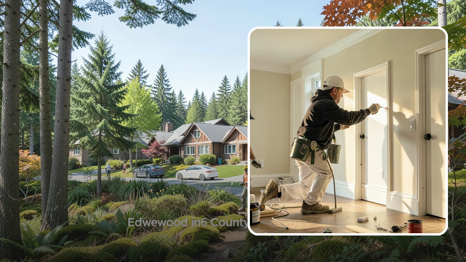 Trim Painting in Edgewood, Pierce County, WA - Trim painting sharpens the baseboards, casings, crown, and doors that frame every room.