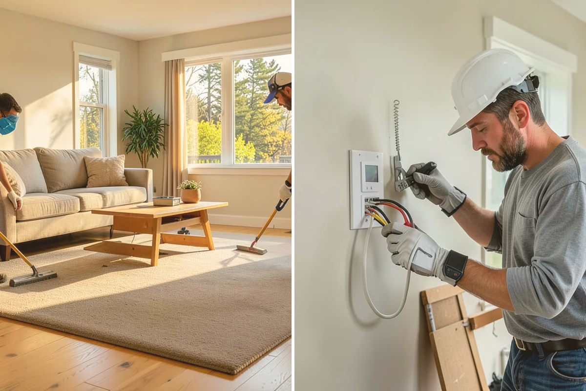Trim Painting in Edmonds, Snohomish County, WA - Fill nail holes, caulk gaps, and sand existing finishes